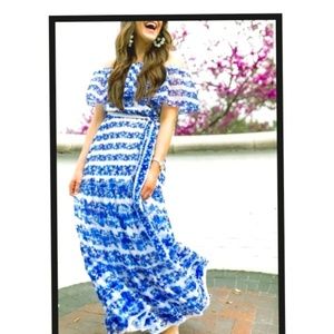 Eliza J Long floral dress